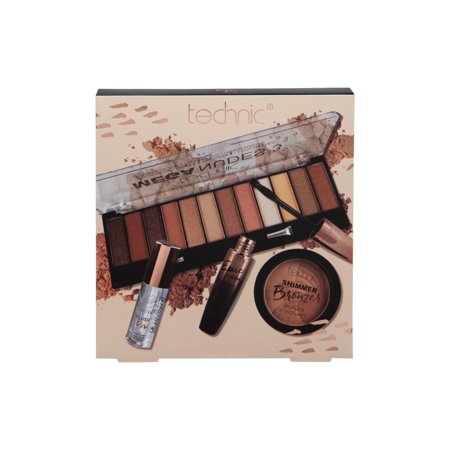Technic 4pc Mega Nude Collection Gift Set Vegan...