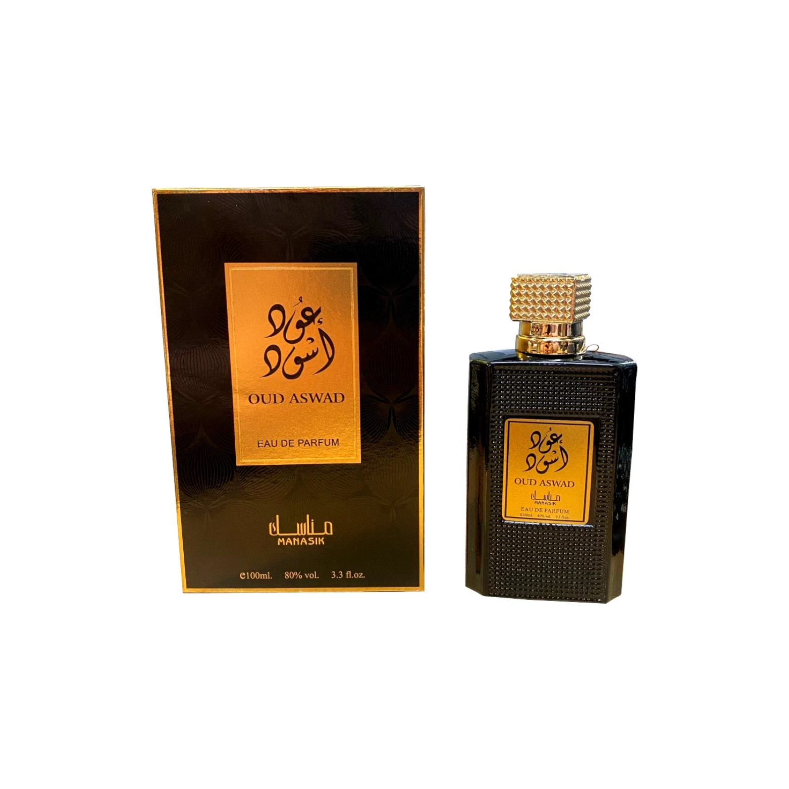 Oud Aswad (Unisex 100ml EDP) by Manasik – Eau De Parfum– Boxed
